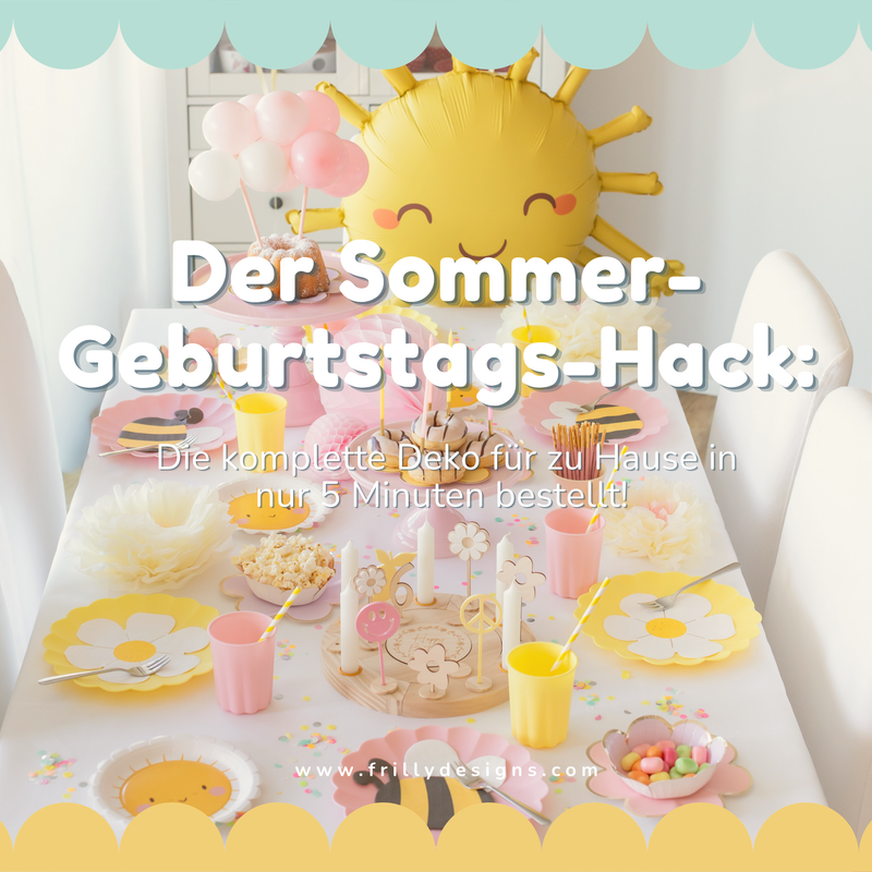 Der coolste Sommer-Geburtstag zu Hause: