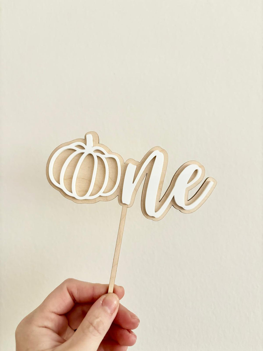 One Kürbis Cake Topper