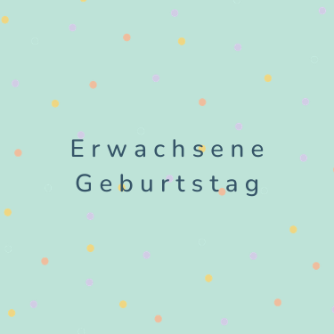 Erwachsene Geburtstag