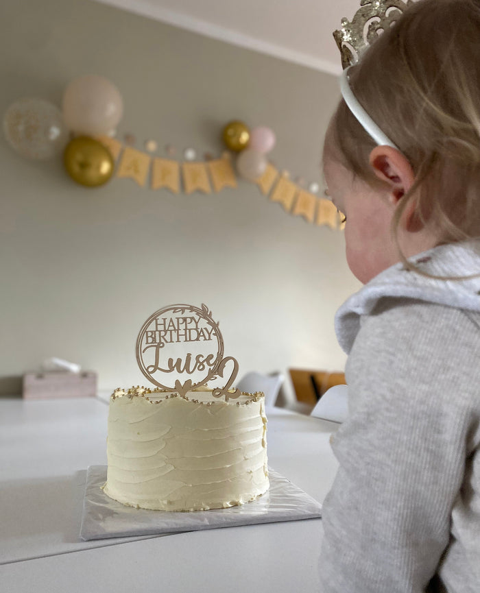 Happy Birthday Cake Topper