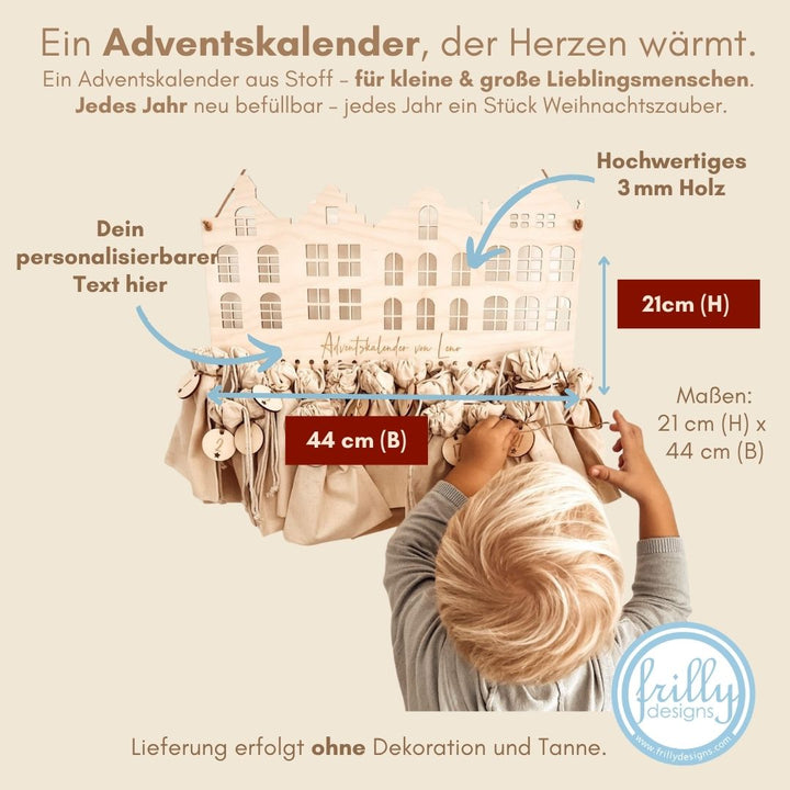 Adventskalender Amsterdam-Häuser