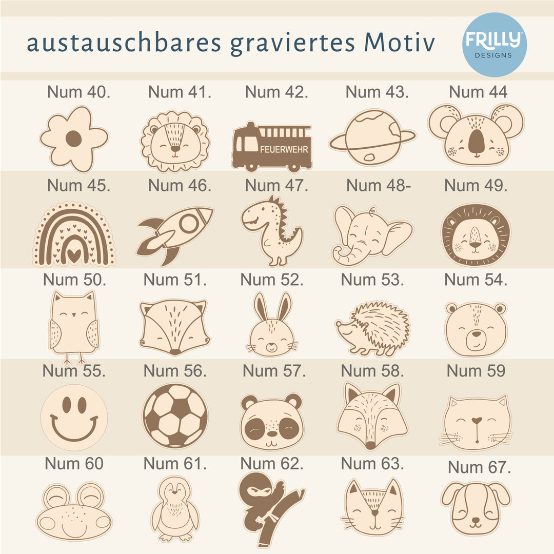 Spardose mit Weschelmotiv