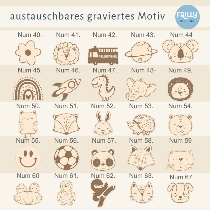 Spardose mit Weschelmotiv