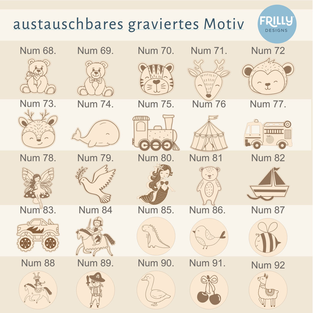 Spardose mit Weschelmotiv