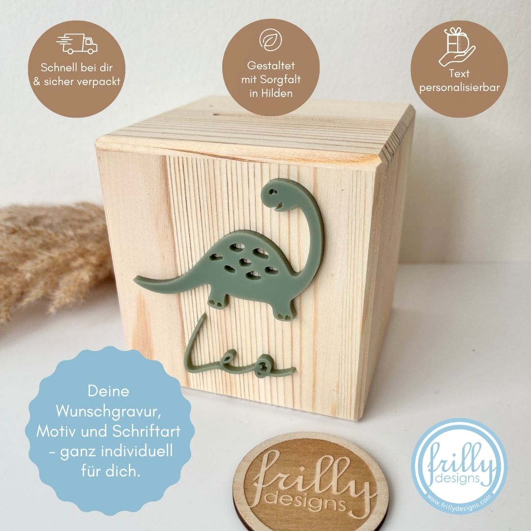 Dino Personalisierte Spardose