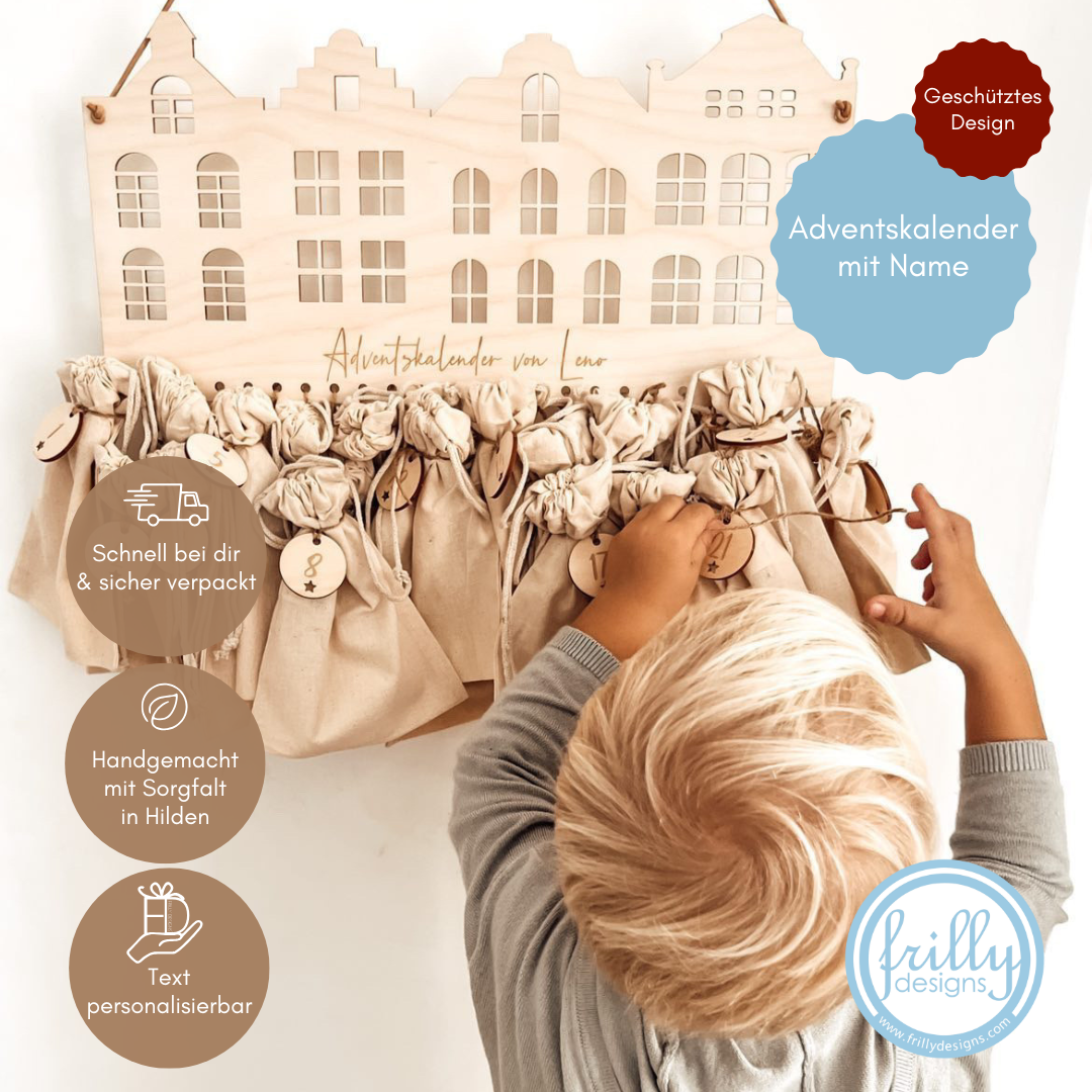 Adventskalender Amsterdam-Häuser