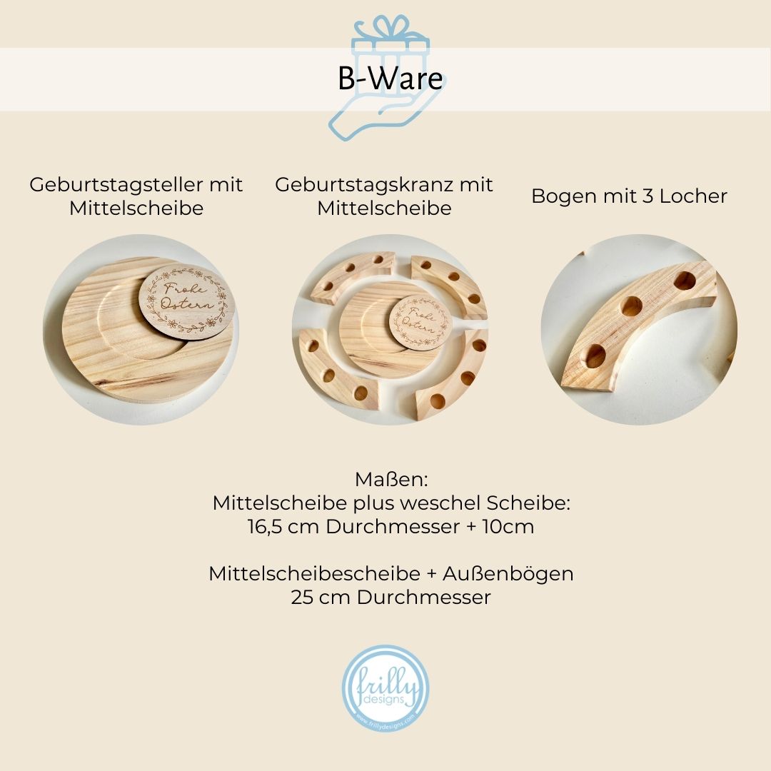 B WARE - Basis Geburtstagskranz