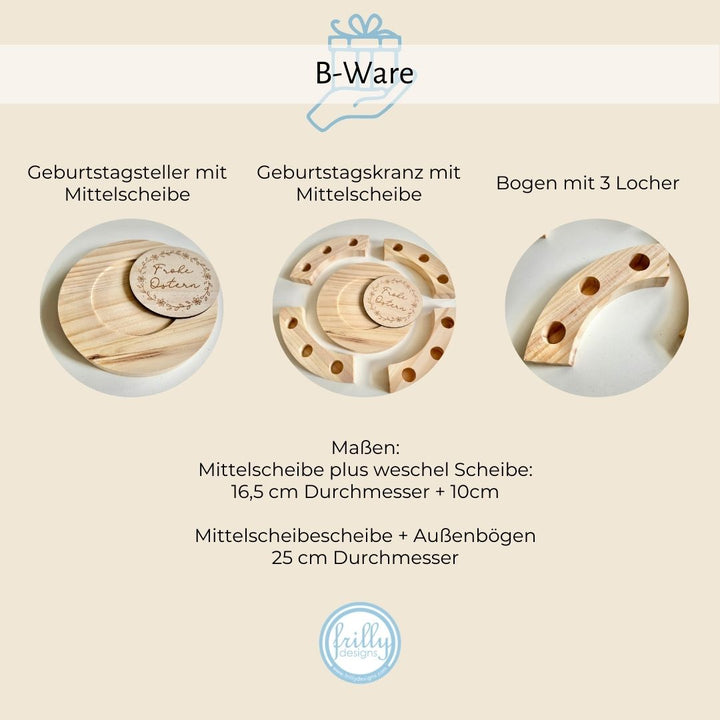 B WARE - Basis Geburtstagskranz