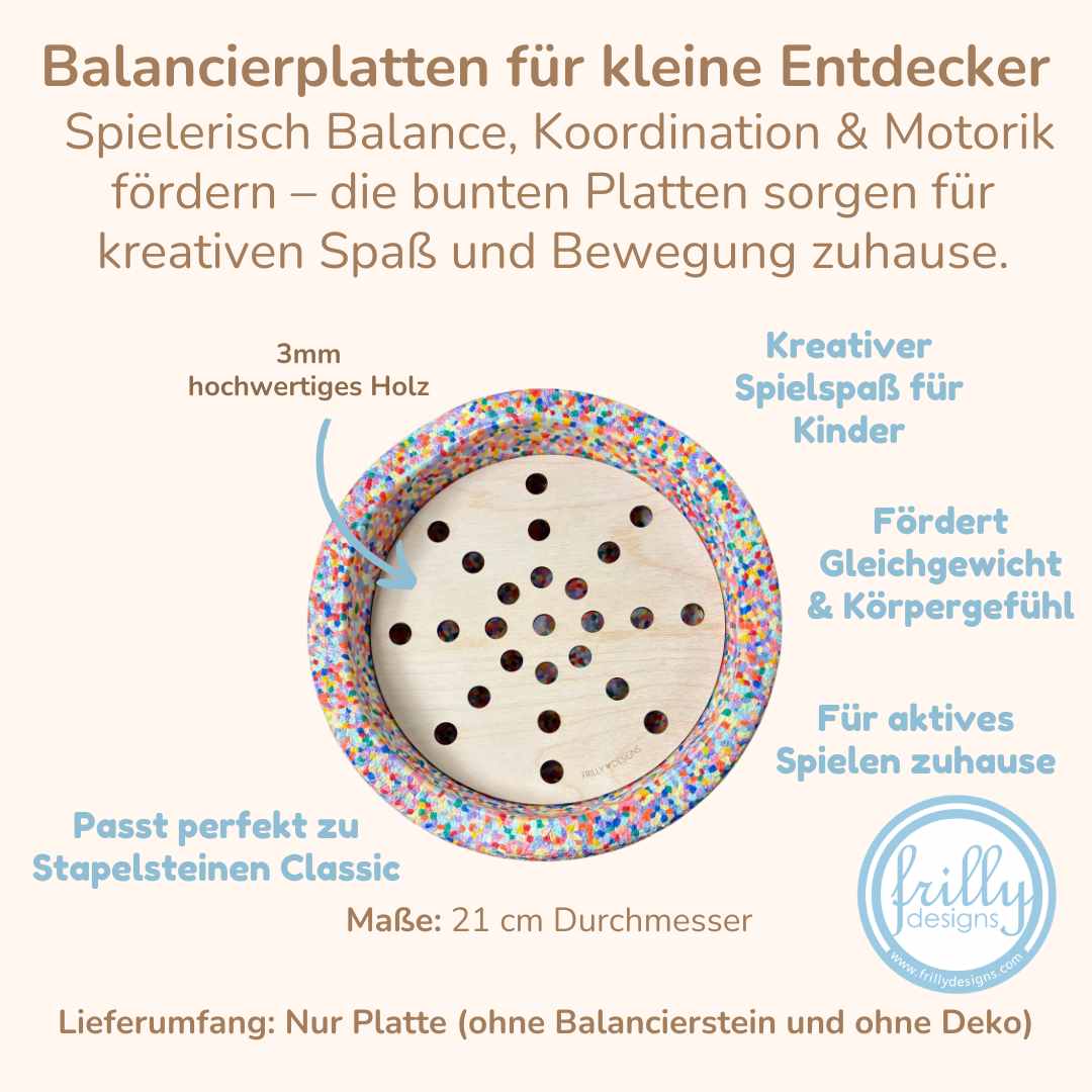 25-Löcher Murmel Challenge Balancierstein