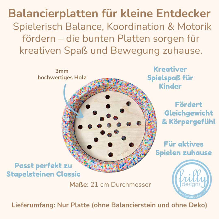 25-Löcher Murmel Challenge Balancierstein
