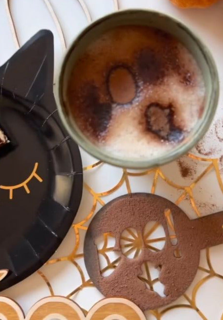 BOO Kaffee Schablone