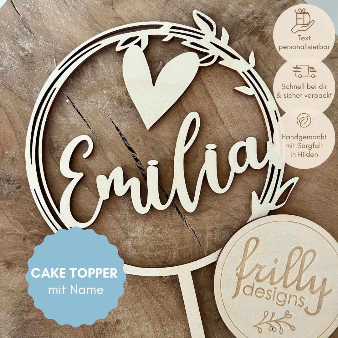 Cake Topper Emilia