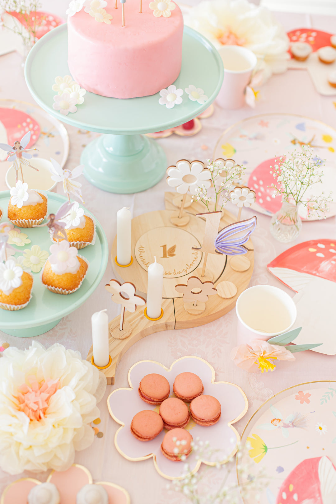 Feenflügel  Zahl Caketopper