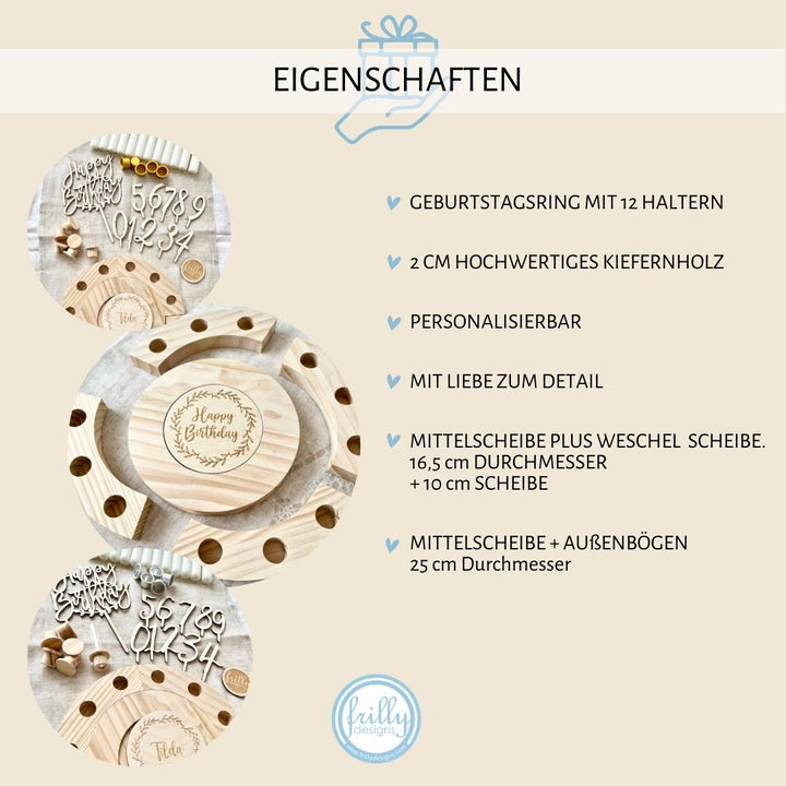 B WARE - Basis Geburtstagskranz