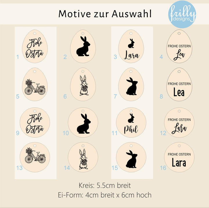 Geschenkanhänger Ostern