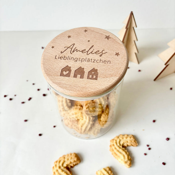 Vorratsglas - Weihnachten Lieblingsplätzchen
