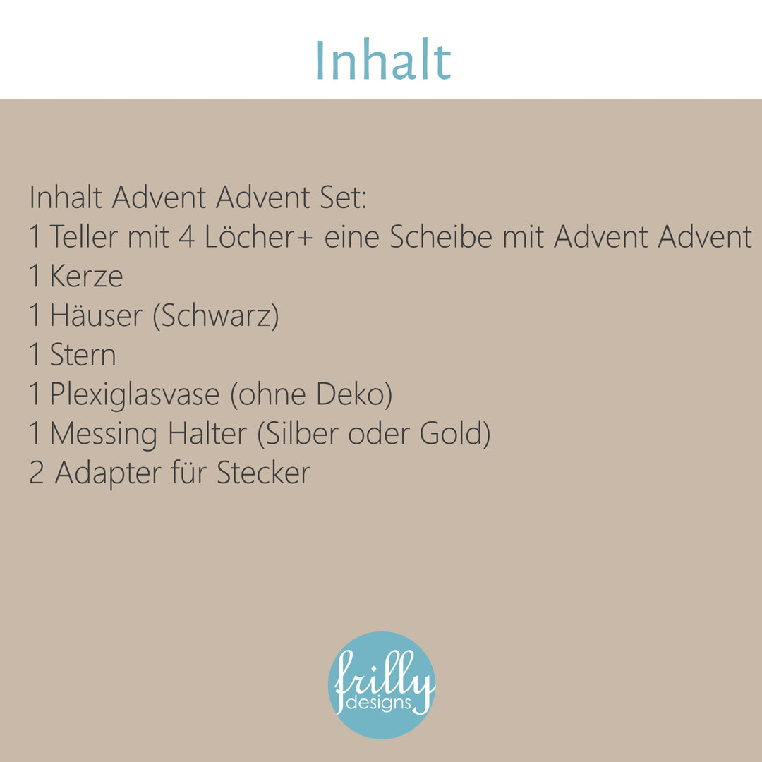 Advent Advent Weihnachts MINI Set