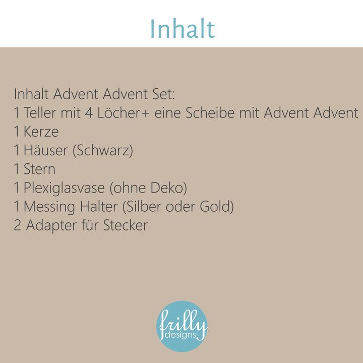 Advent Advent Weihnachts MINI Set