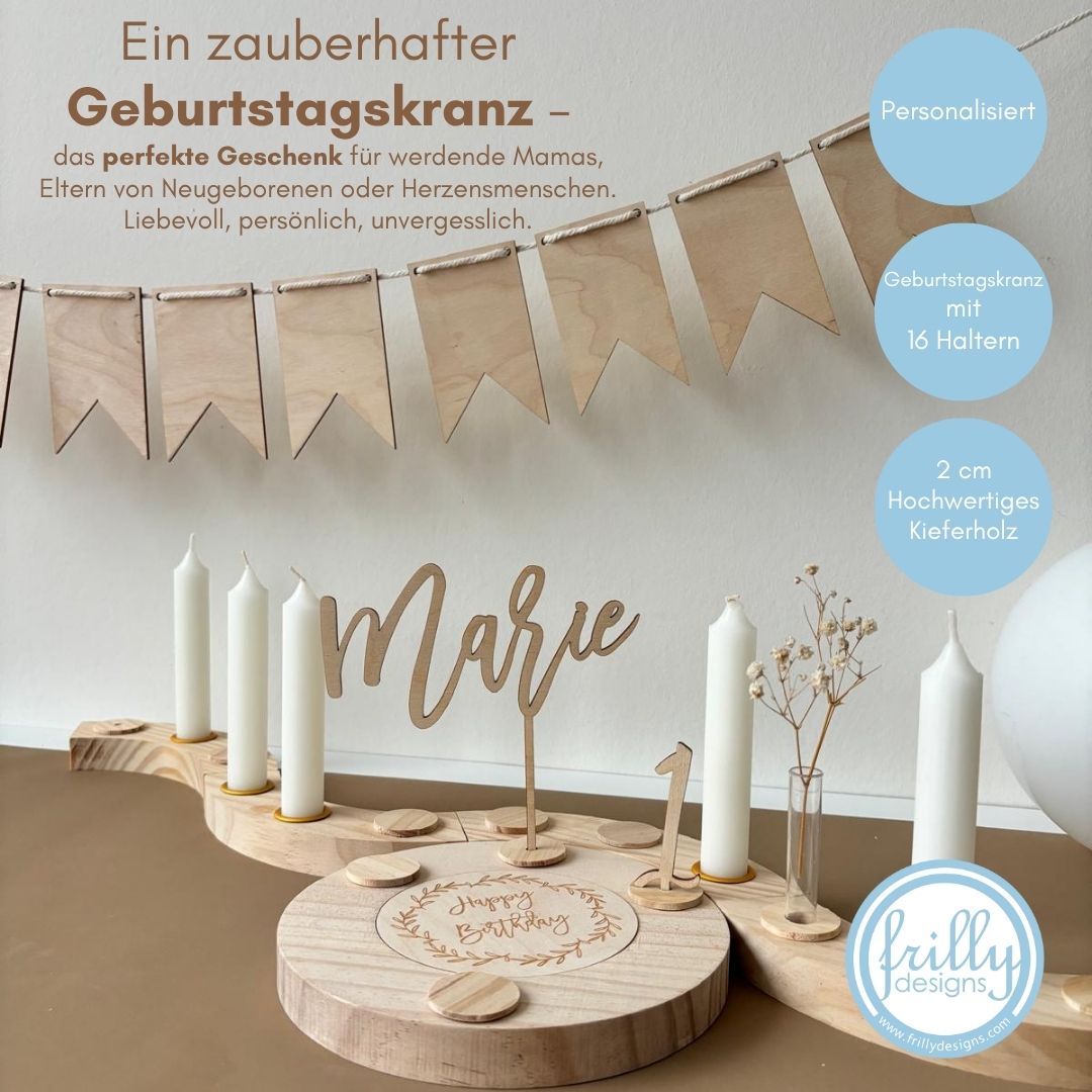 Geburtstagskranz - Marie