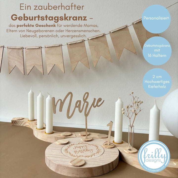 Geburtstagskranz - Marie