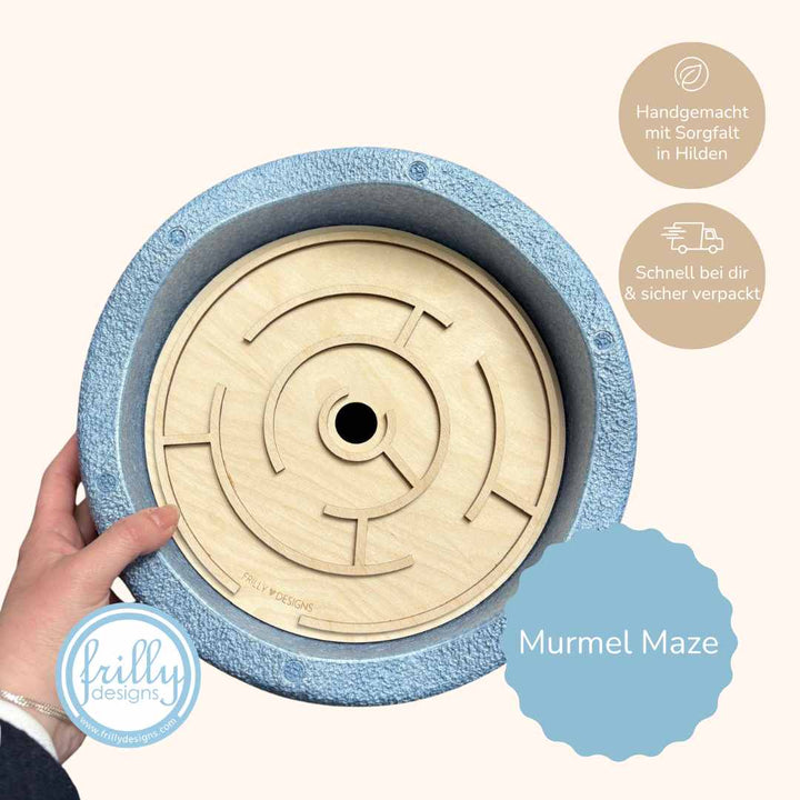 Murmel-Maze Labyrinth-Platte Balancierstein