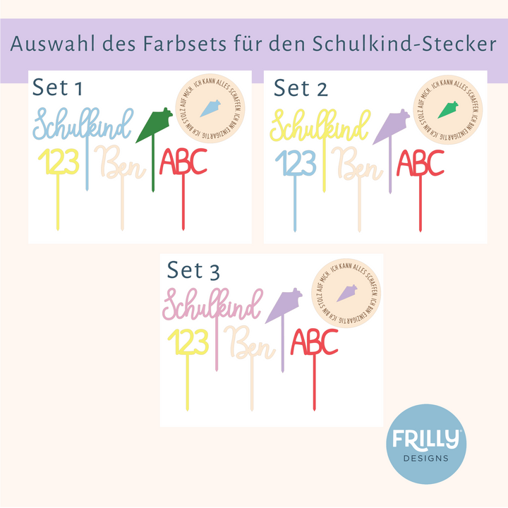 Geburtstagskranz mit Einschulungs-Set