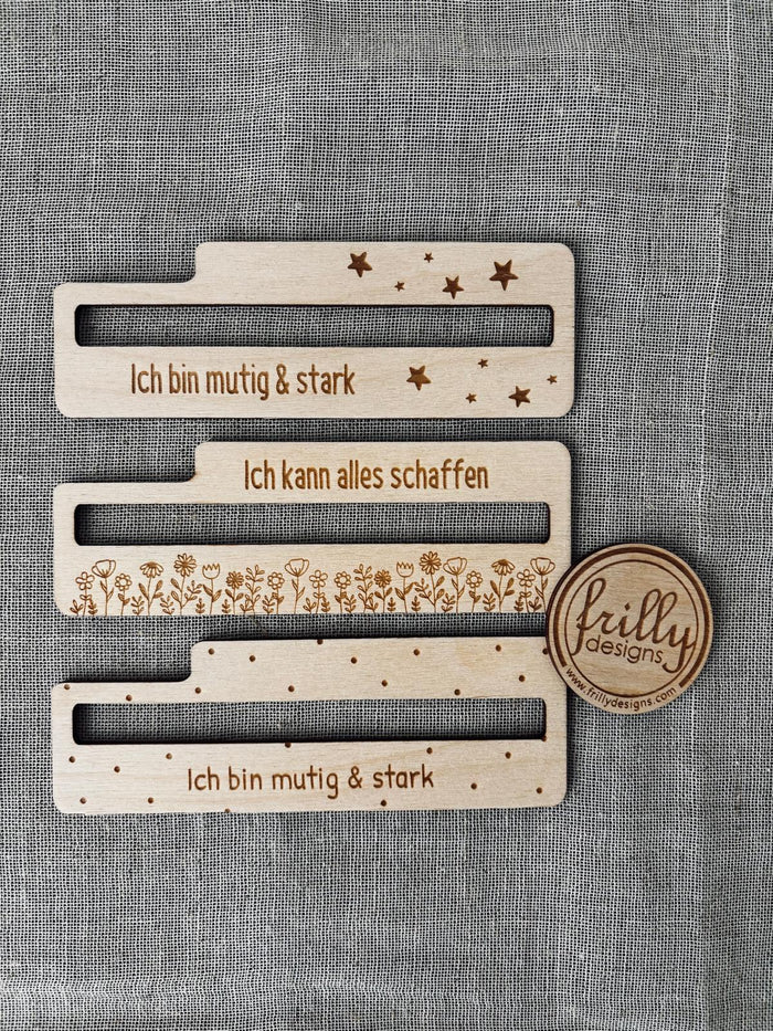 Lesehilfe - Affirmation Sprüche
