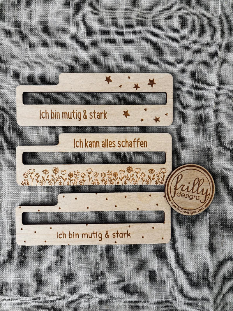 Lesehilfe - Affirmation Sprüche