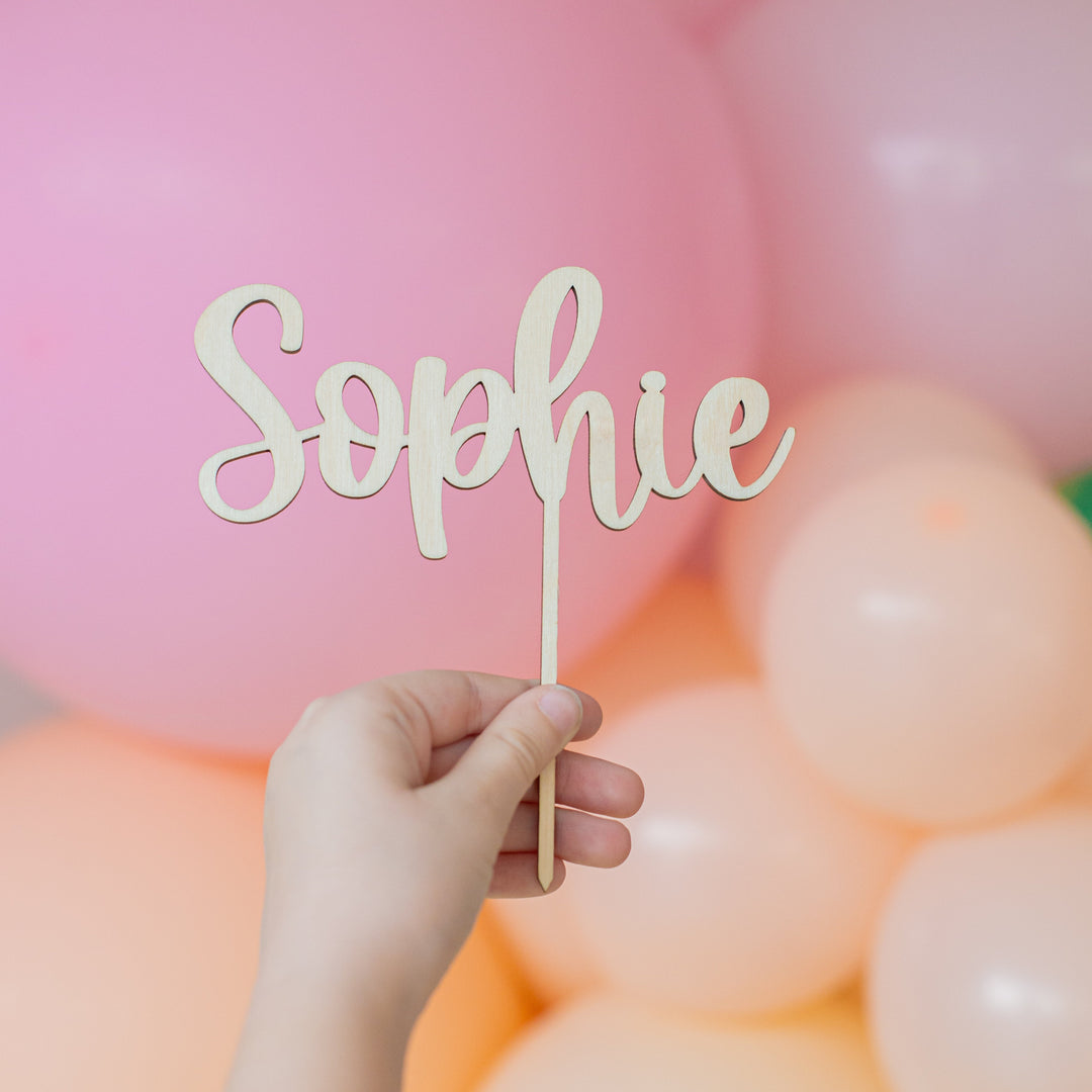 Cake Topper mit Name - Sophie
