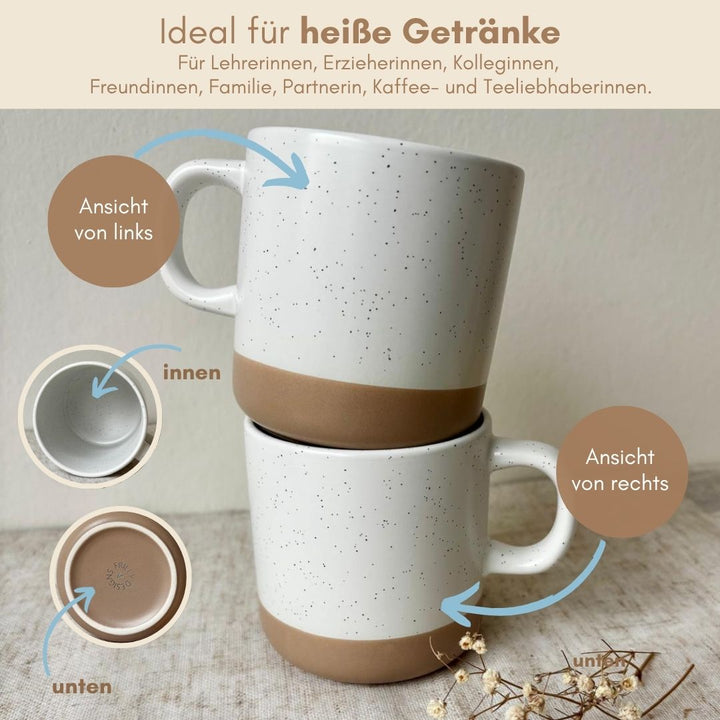 Personalisierte Keramiktasse - Lieblingserzieherin