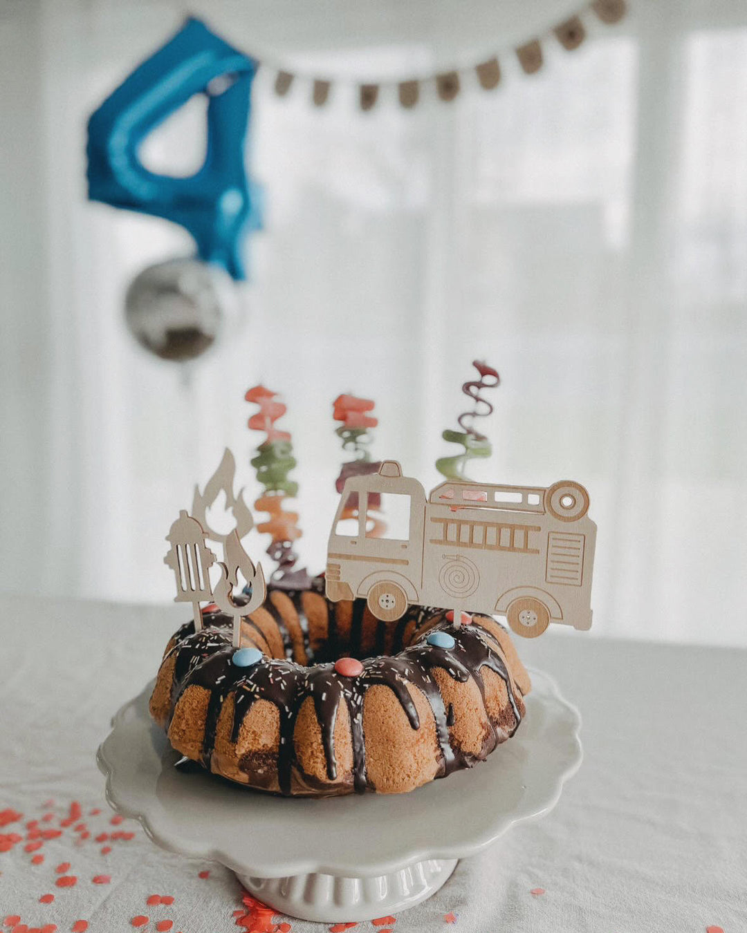 Feuerwehr Cake Topper