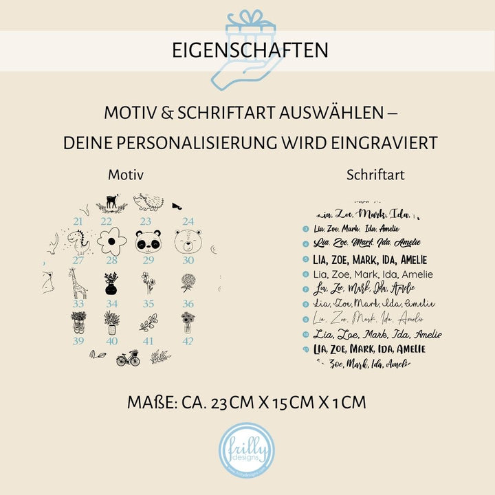 Frühstücksbrett - Personalisierte Brett