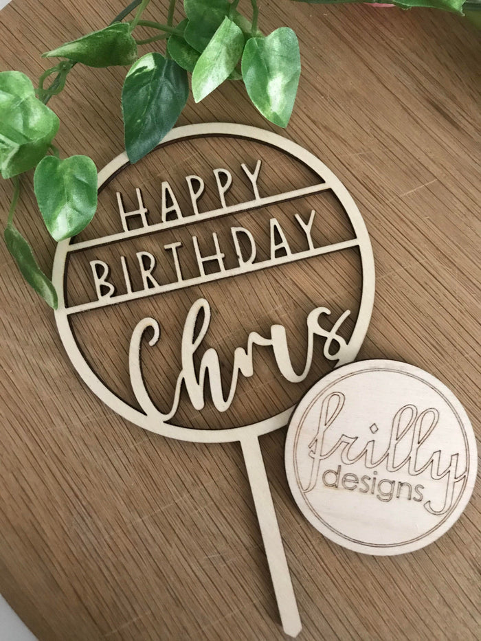 Cake Topper Geburtstag