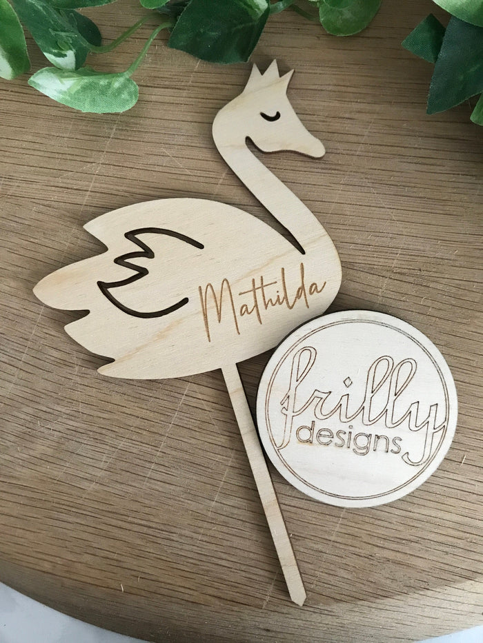 Schwan Cake Topper
