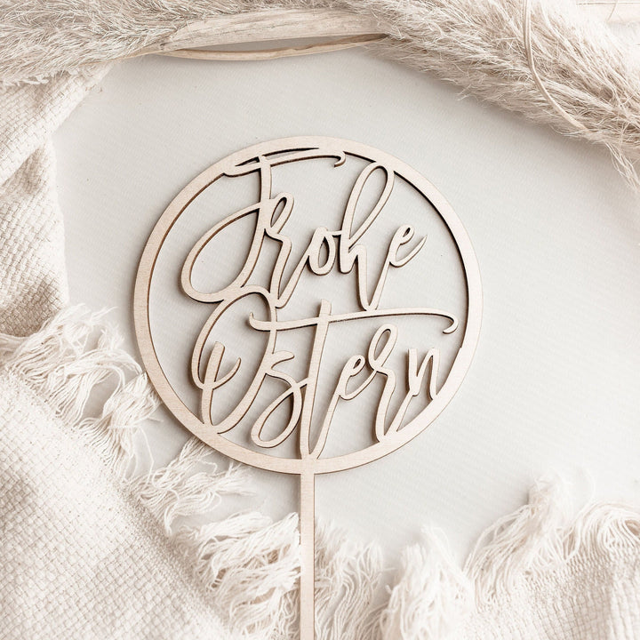 Frohe Ostern Cake Topper