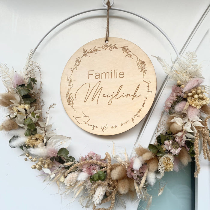 Familienschild (Ohne Kranz)