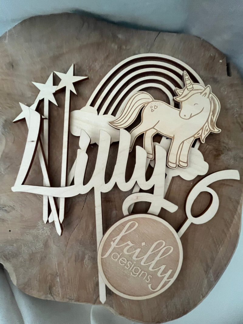 Einhorn Cake Topper