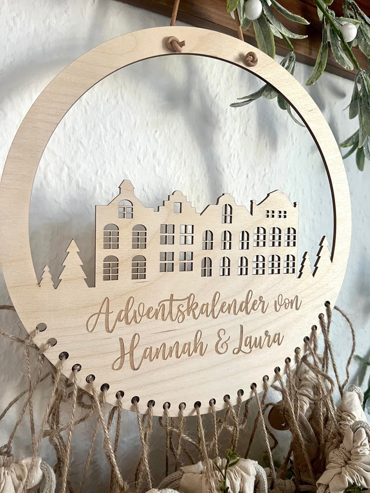 Adventskalender Kranz