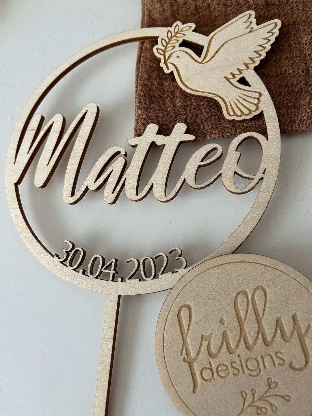 Cake Topper Taufe Konfirmation & Kommunion