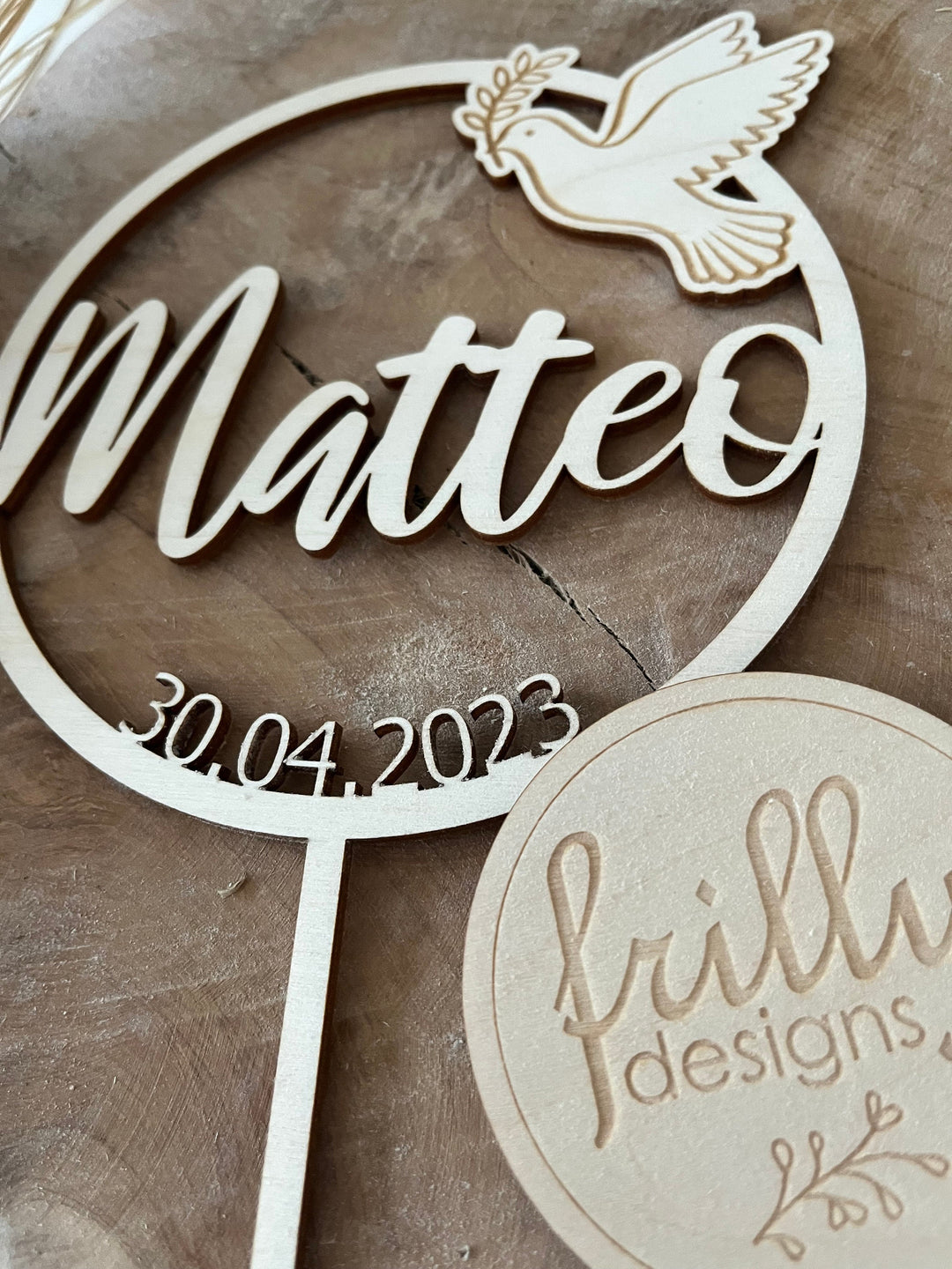 Cake Topper Taufe Konfirmation & Kommunion