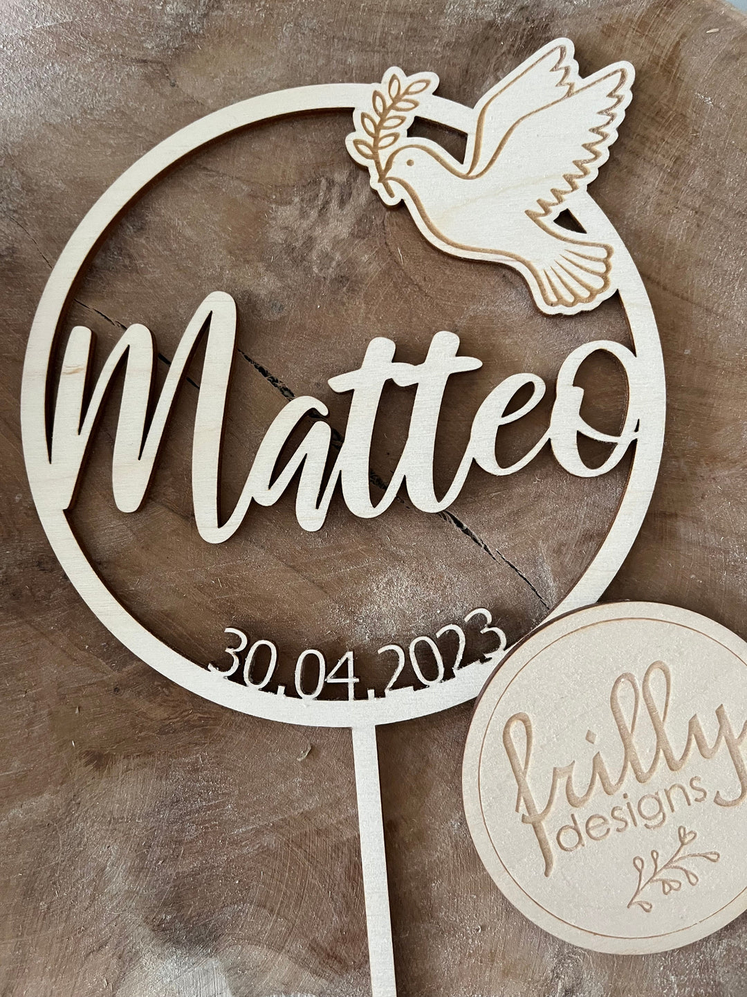 Cake Topper Taufe Konfirmation & Kommunion