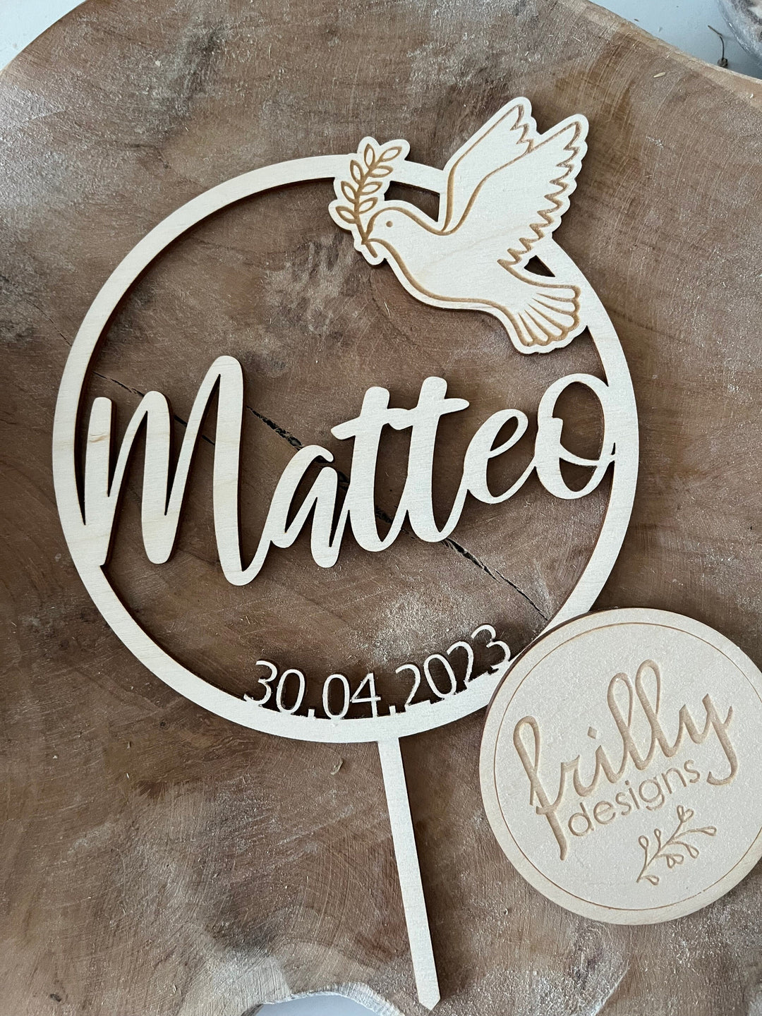 Cake Topper Taufe Konfirmation & Kommunion