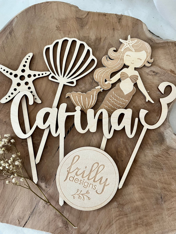 Meerjungfrau Cake Topper