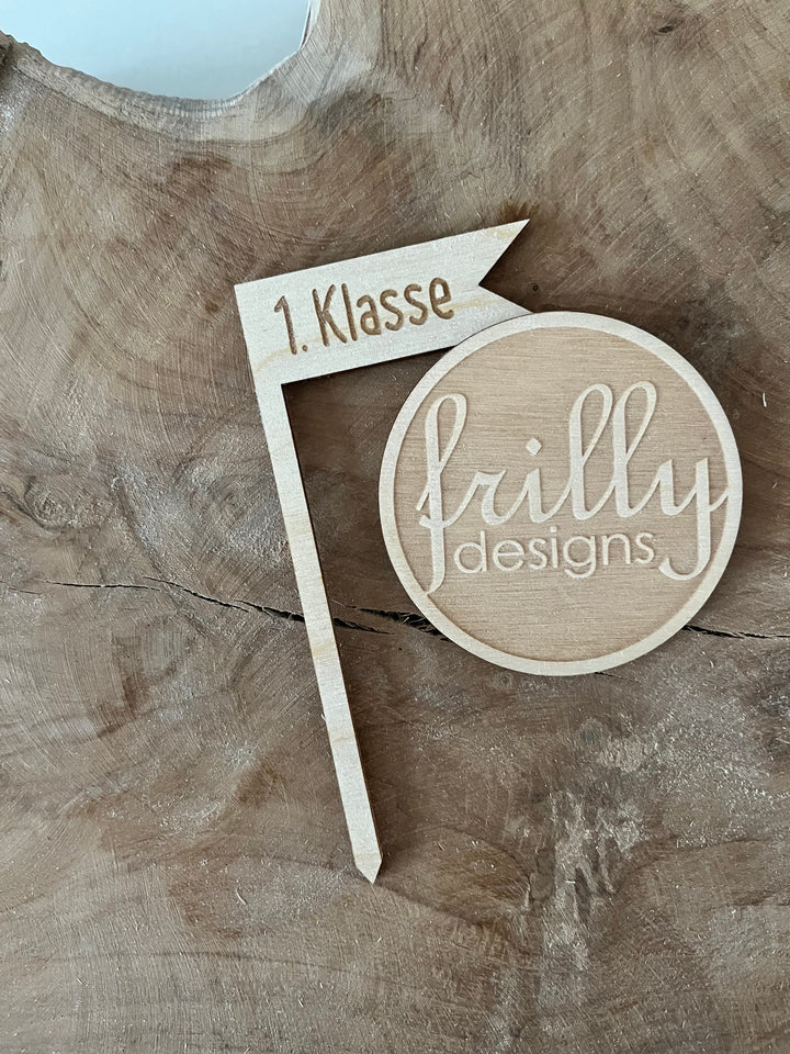 Cake Topper Einschulung