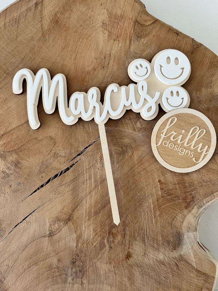 Smiley Cake Topper