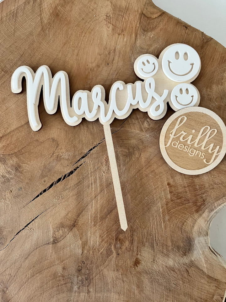 Smiley Cake Topper