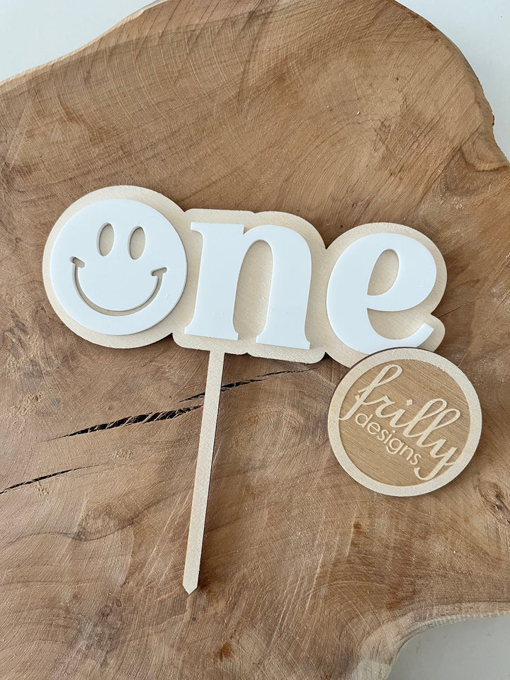 Smiley Cake Topper