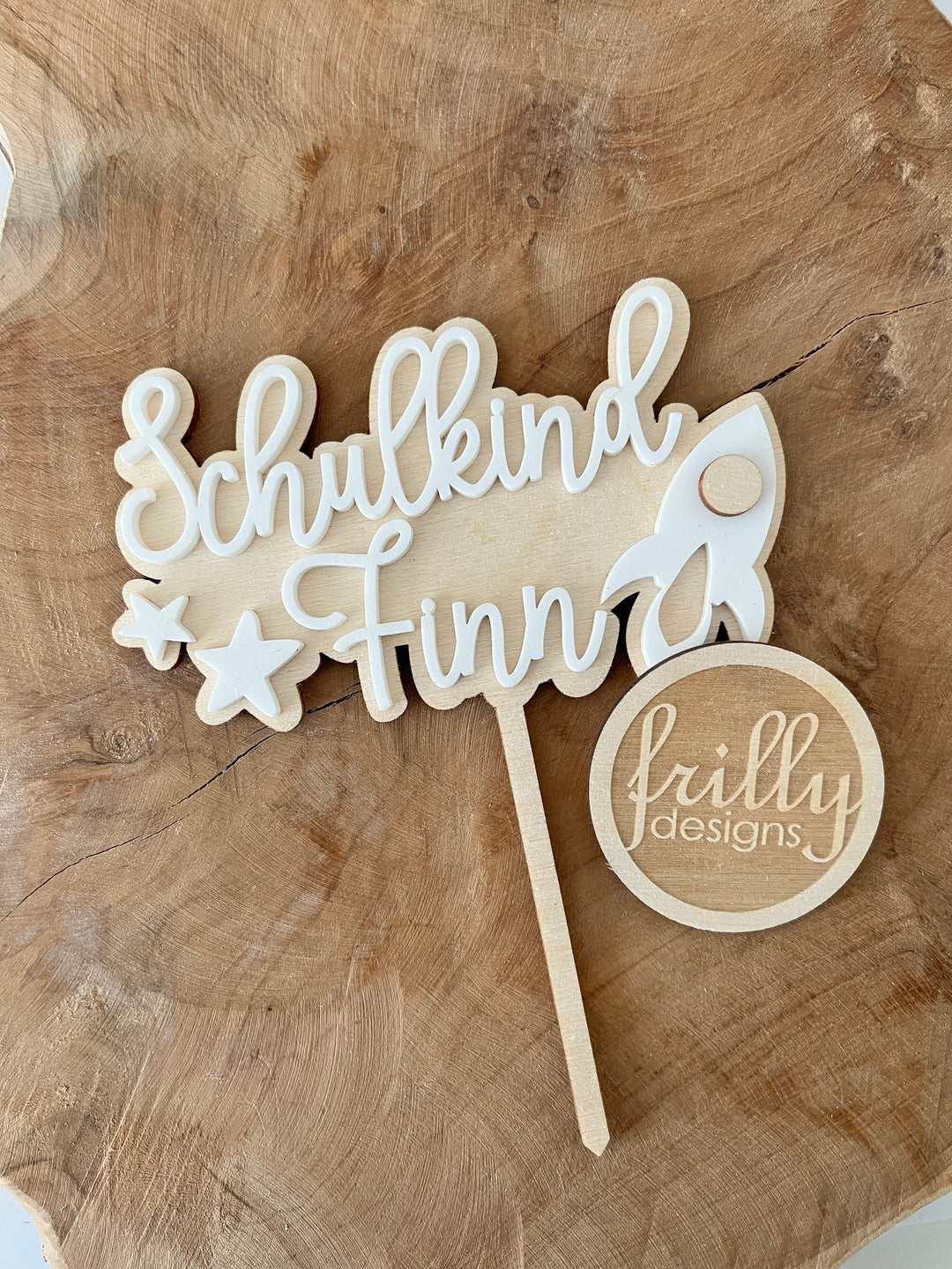 Cake Topper Einschulung