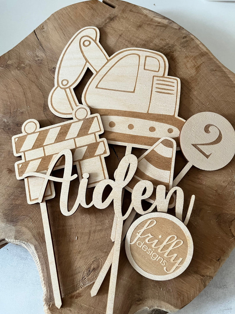 Bagger Cake Topper