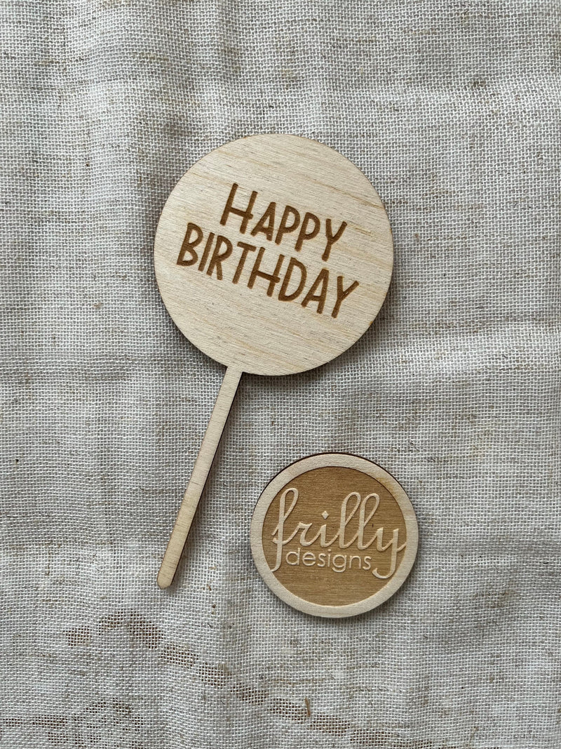 Happy Birthday Stecker Geburtstagskranz